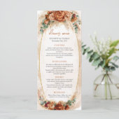 テラコッタ人気がある深い赤フローラユーカリプトゥスボホ メニュー (スタンド正面)