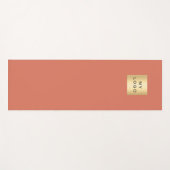 テラコッタ会社のロゴビジネススタジオ ヨガマット (正面(横))