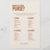 テラコッタ何があなたの財布のブライダルシャワーゲーム (正面)