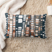 テラコッタ層 ランバークッション (ブランケット)