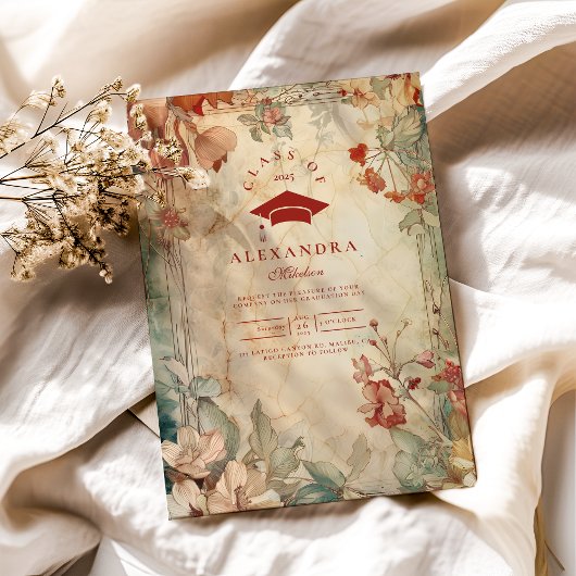 テラコッタ山花卒業会 招待状