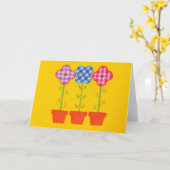 テラコッタ庭カード カード (黄色い花)
