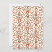 テラコッタ弓結婚のリハーサルディナー 招待状 (裏面)