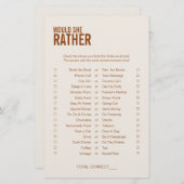 テラコッタ彼女はむしろブライダルシャワーゲーム (正面/裏面)