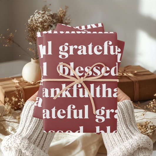 テラコッタ感謝祭 ラッピングペーパーシート