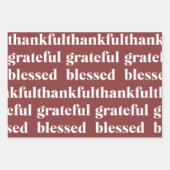 テラコッタ感謝祭 ラッピングペーパーシート (正面2)