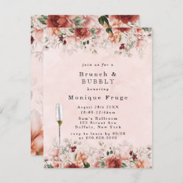 テラコッタ春秋フローラブランチ&バブリー 招待状