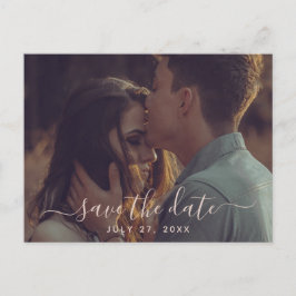 テラコッタ書記日付の結婚保存 ポストカード