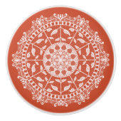 テラコッタ曼荼羅 セラミックノブ (正面)