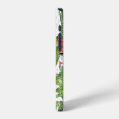 テラコッタ植木鉢パターン iPhoneケース (左側面)