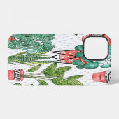 テラコッタ植木鉢パターン iPhoneケース (裏面横)