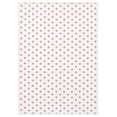 テラコッタ水玉模様 テーブルクロス (正面)