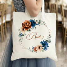 テラコッタ海軍の緑の幾何学的結婚な花嫁