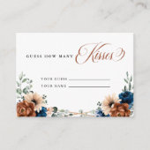 テラコッタ海軍の緑はどれだけのキス エンクロージャーカード (正面)