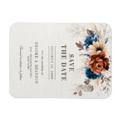 テラコッタ海軍ブルーパンパスグラスセーブ マグネット (横)