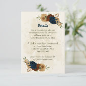 テラコッタ海軍結婚フローラ詳細 エンクロージャーカード (スタンド正面)