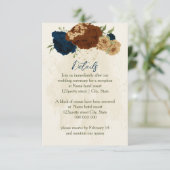 テラコッタ海軍結婚フローラ詳細 エンクロージャーカード (スタンド正面)