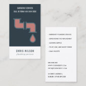 テラコッタ海軍配管配管 名刺 (正面/裏面)