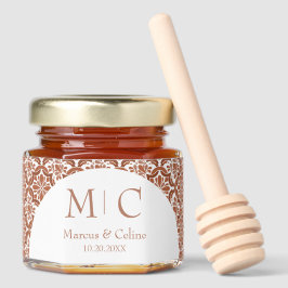 テラコッタ燃えたオレンジ色の食用結婚物の