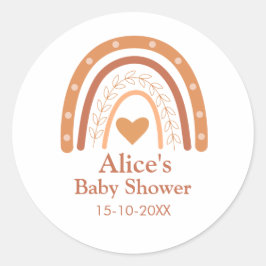 テラコッタ男女兼用ボホレインボーカスタムウ ラウンドシール