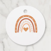 テラコッタ男女兼用レインボーありがとう フェイバータグ (裏面)