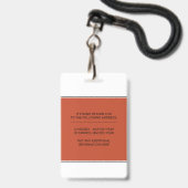 テラコッタ登録ナースカドゥセウス写真 バッジ (裏面（ネックストラップ付）)