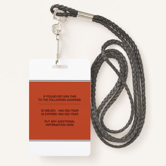 テラコッタ登録ナースカドゥセウス写真 バッジ (裏面ランヤード)