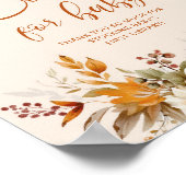 テラコッタ秋カボチャベビー本 ポスター (角)