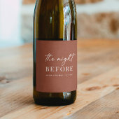 テラコッタ秋リハーサルディナー | 前夜 ワインラベル