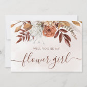 テラコッタ秋葉フラワーガール提案 招待状 (正面)