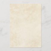 テラコッタ紅葉ボホ秋の結婚式詳細 エンクロージャーカード (裏面)