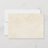 テラコッタ紅葉ボホ秋の結婚式 出欠カード (裏面)