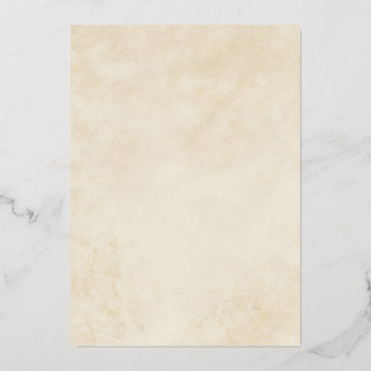 テラコッタ紅葉ボホ秋の結婚式 箔招待状 (裏面)