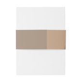 テラコッタ素朴ボホアーキッモダンド結婚ズ 招待状ベリーバンド (裏面例)