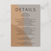 テラコッタ素朴ボホアーチモダンーズ エンクロージャーカード (正面)