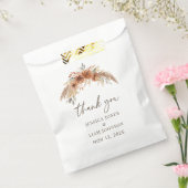 テラコッタ素朴秋フローラ結婚ズサンキュー フェイバーバッグ (封をした状態)