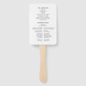 テラコッタ結婚のフローラ素朴番組ハンドファン ハンドファン (裏面)