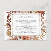 テラコッタ結婚の宿泊施設エンクロージャカード エンクロージャーカード (正面)