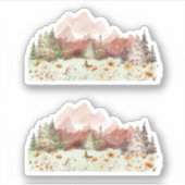 テラコッタ結婚の山野花 シール (正面)