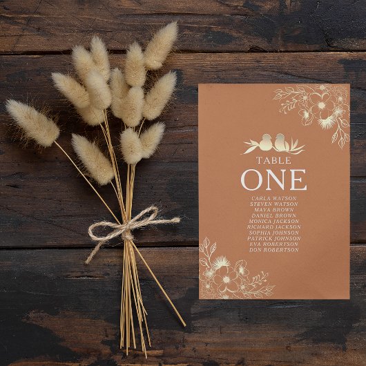 テラコッタ結婚の座席表