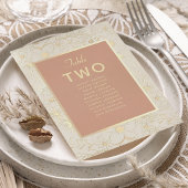 テラコッタ結婚の座席表