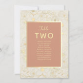 テラコッタ結婚の座席表 (正面)