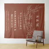 テラコッタ結婚へようこそ タペストリー (インサイチュ(横))