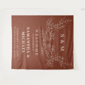 テラコッタ結婚へようこそ タペストリー (正面(横))