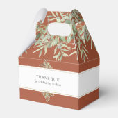 テラコッタ結婚グリーンリーありがとう フェイバーボックス (裏面サイド)