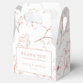 テラコッタ結婚フローラサンキュー フェイバーボックス (オープン)