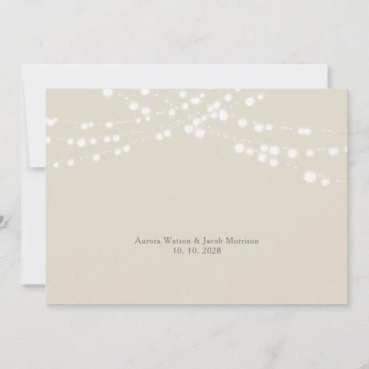 テラコッタ結婚式の日付を保存 セーブザデート (裏面)