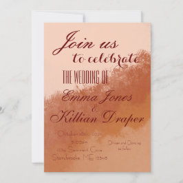 テラコッタ絵を描 招待状