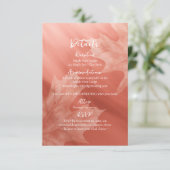 テラコッタ色の紅葉アクセントのディテール エンクロージャーカード (スタンド正面)