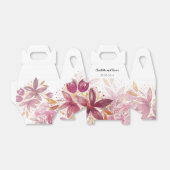 テラコッタ赤面エレガントフローラ フェイバーボックス (折り畳みなし)